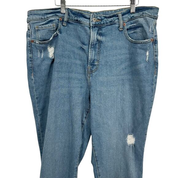 Old Navy High-Rise O.G. Straight Jeans Women Size 18 / Secret Smooth Pockets - Picture 2 of 8